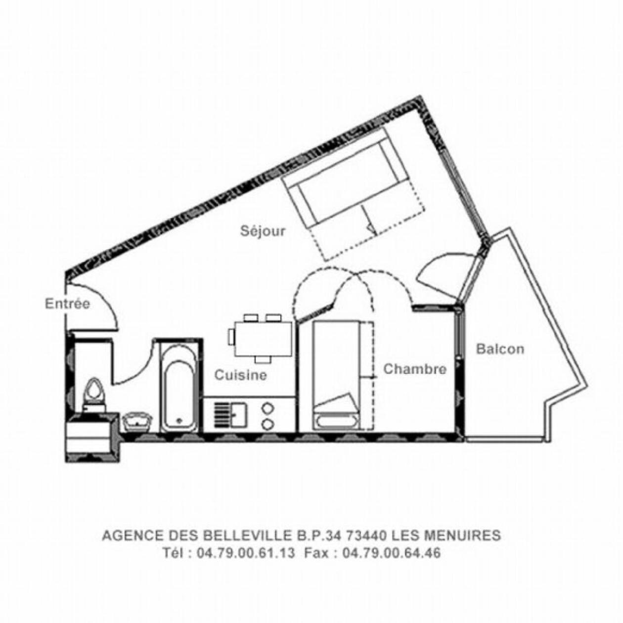 Residence Median - Appartement Confortable - Proche Des Pistes - Balcon Mae-3634 Сен-Мартен-де-Бельвіль Екстер'єр фото